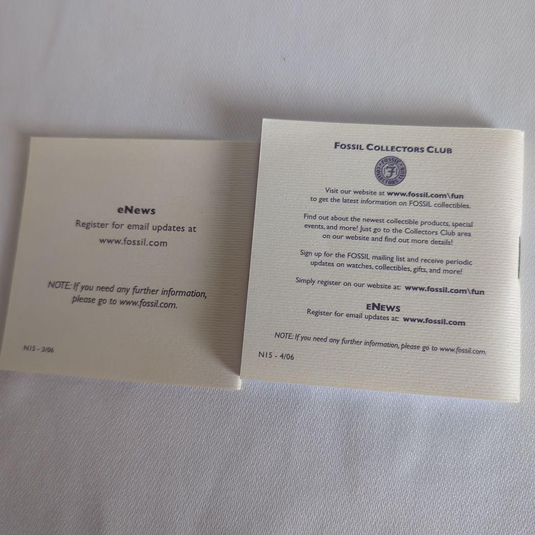 フォッシルFOSSIL BIG TIC腕時計レザーブラック美品