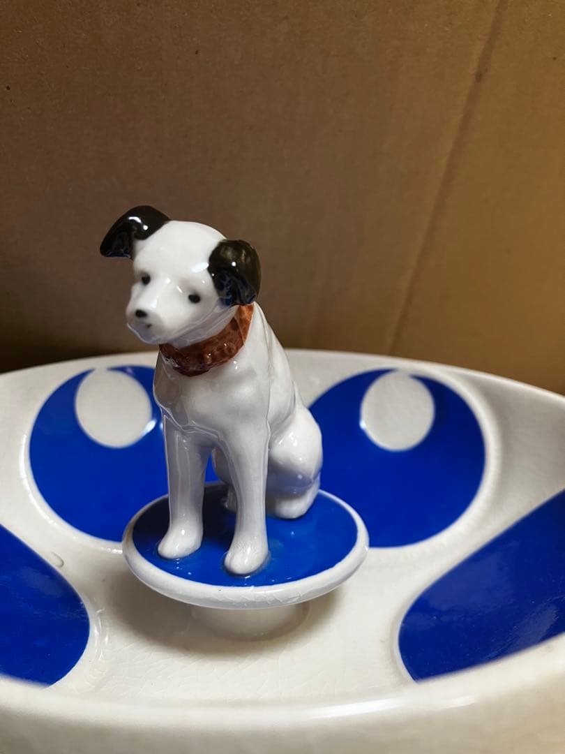 万博ビクター犬ニッパー犬置物EXPO'70灰皿昭和レトロ万国博覧会開催小物入れ