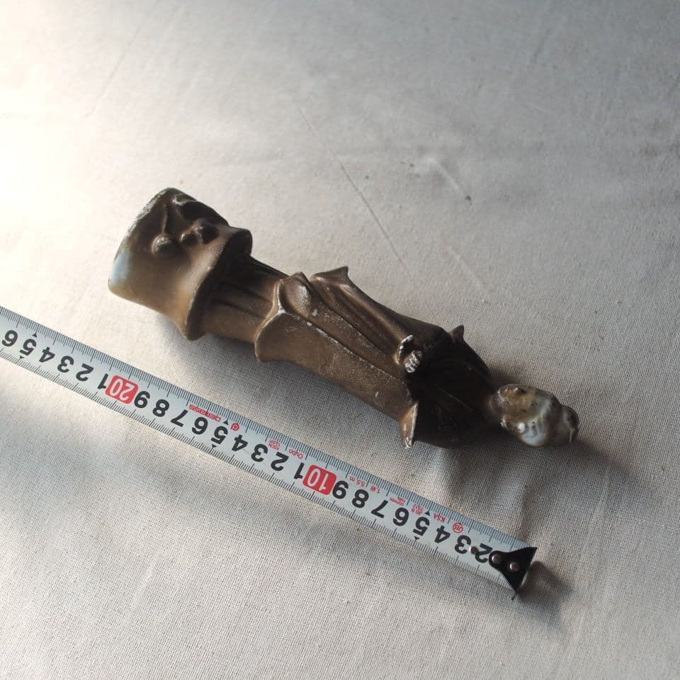 古い白磁の観音菩薩像 古道具 骨董 古美術