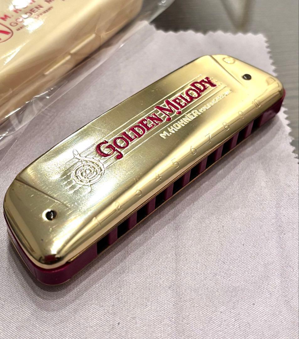 ホーナーカスタムGolden Melodyオーバーブロー仕様 C ブルースハープ