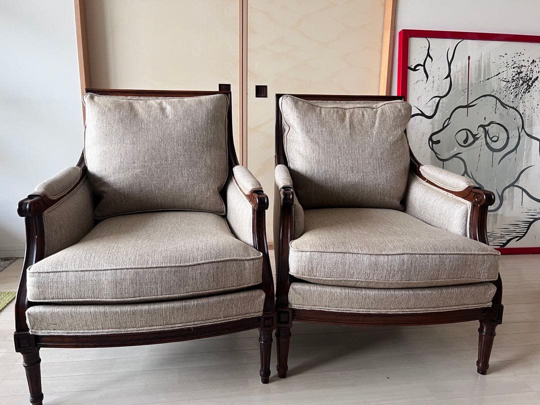 【Momo NO①】GRANGE：クラシック ファブリックソファ