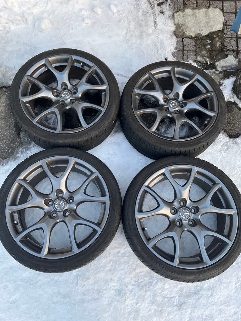 マツダ RX-8 SE3P タイプRS後期 純正 ホイールセット 19インチ