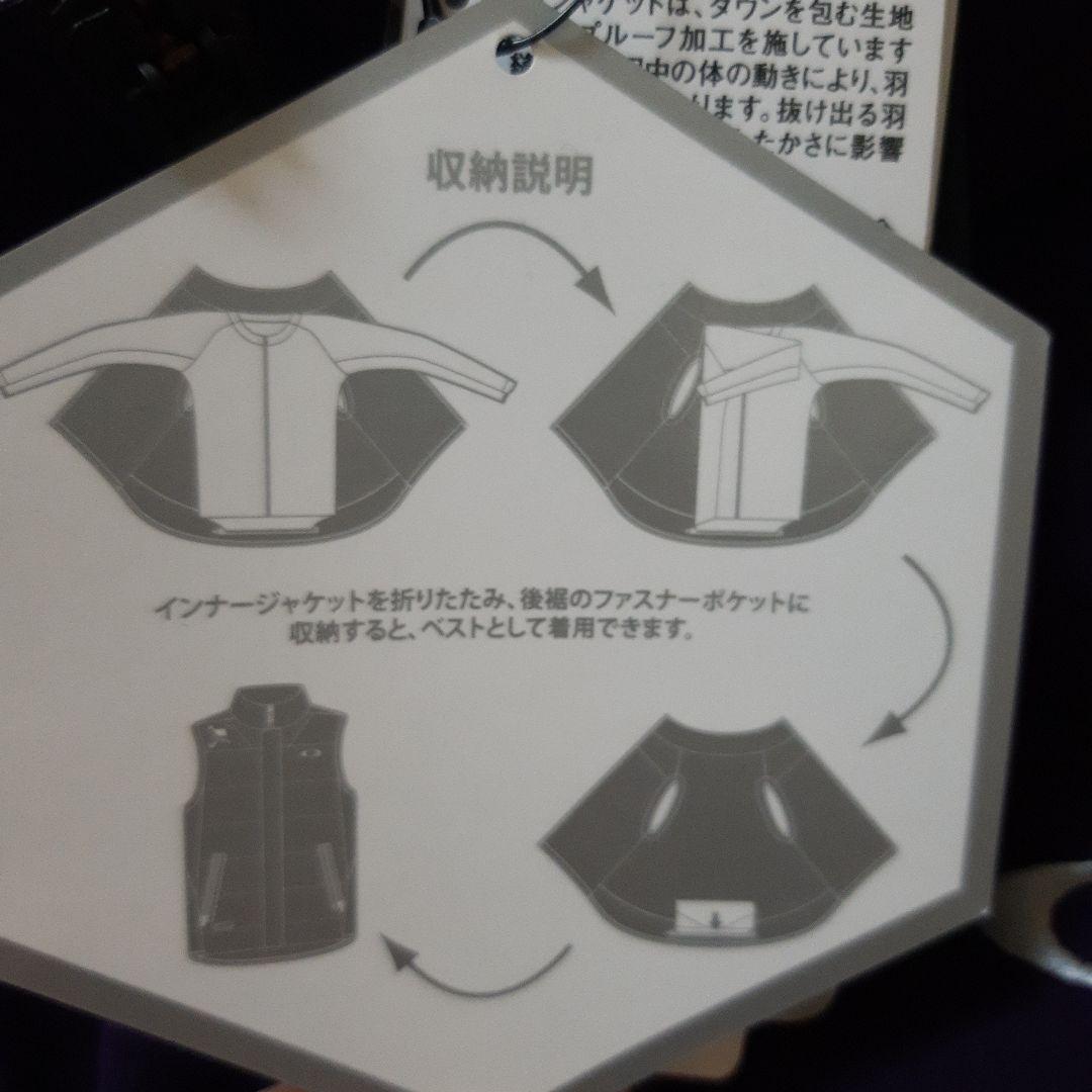 新品　オークリーゴルフ　2way トランスフォームダウンベスト　メンズジャケット