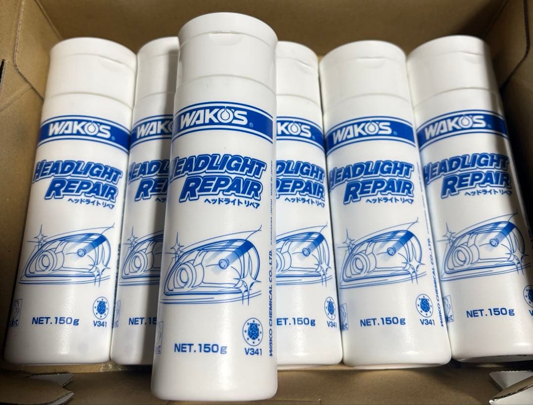 WAKO'S ヘッドライトリペア 150ml 6本セット