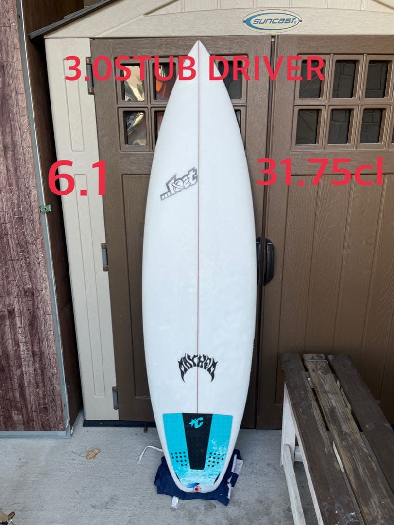 サーフィン・ボディボード LOST 3.0 STUB D 6.1 31.75cl