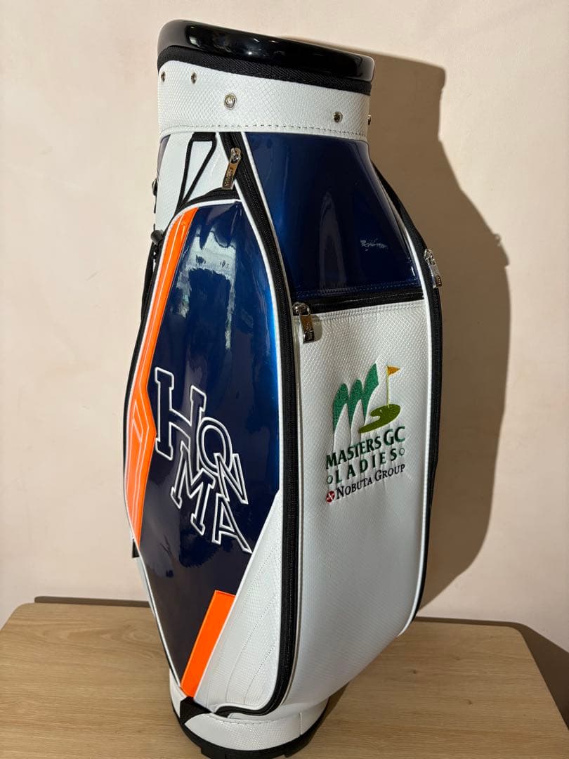 HONMA キャディバッグ 青/白/オレンジ　美品
