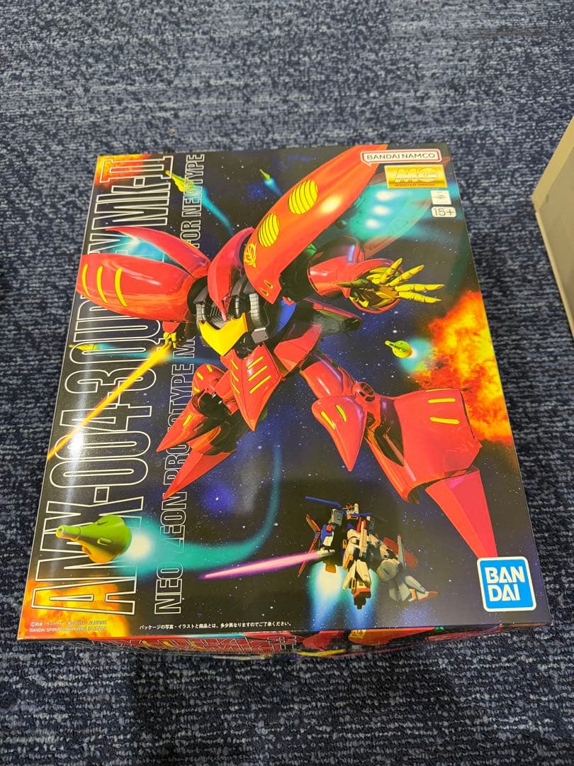 新品未開封 MG ガンプラ BANDAI キュベレイ　マークII 赤　プルツー