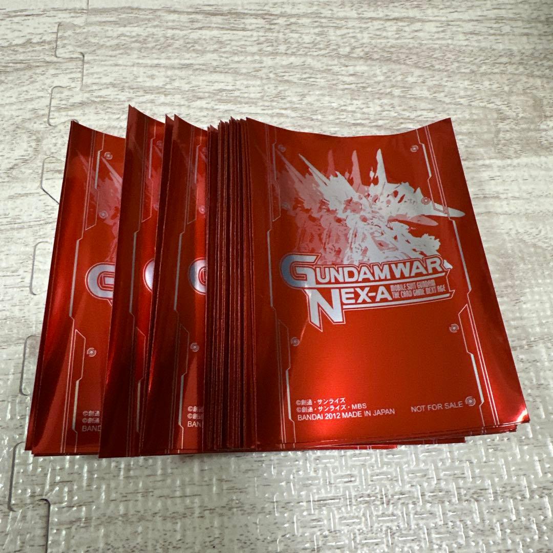 美品　ガンダムウォーネグザ　大会優勝賞品スリーブ　シナンジュ　限定品　50枚