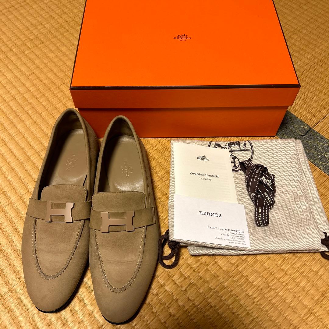 エルメス　モカシン パリ　38サイズ