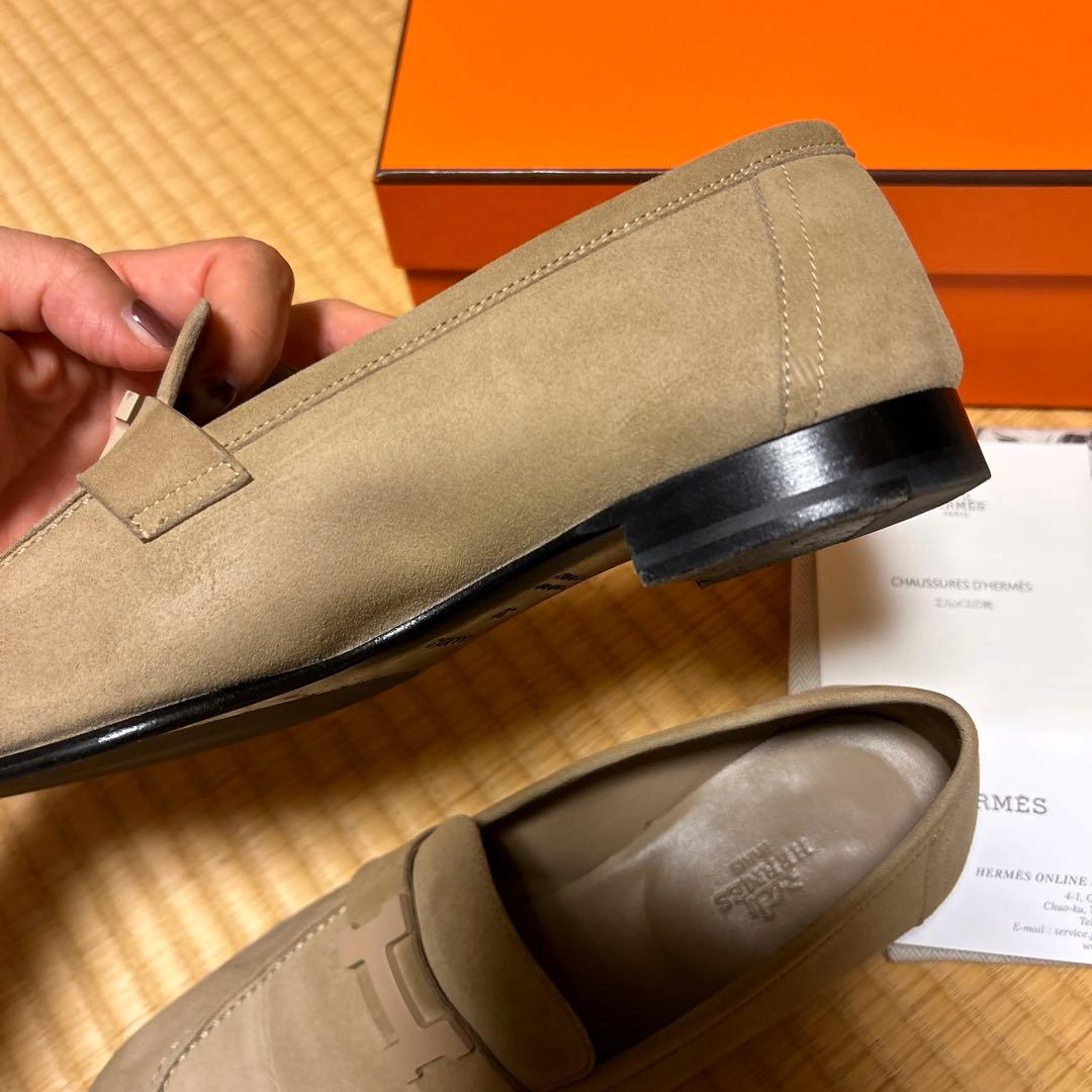 エルメス　モカシン パリ　38サイズ
