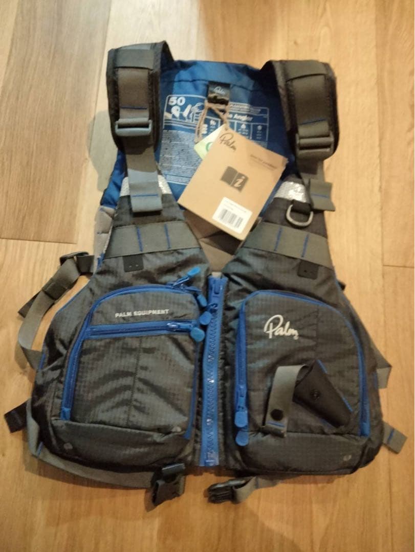 Palm Kola Angler ライフジャケット M/L グレー/ブルー