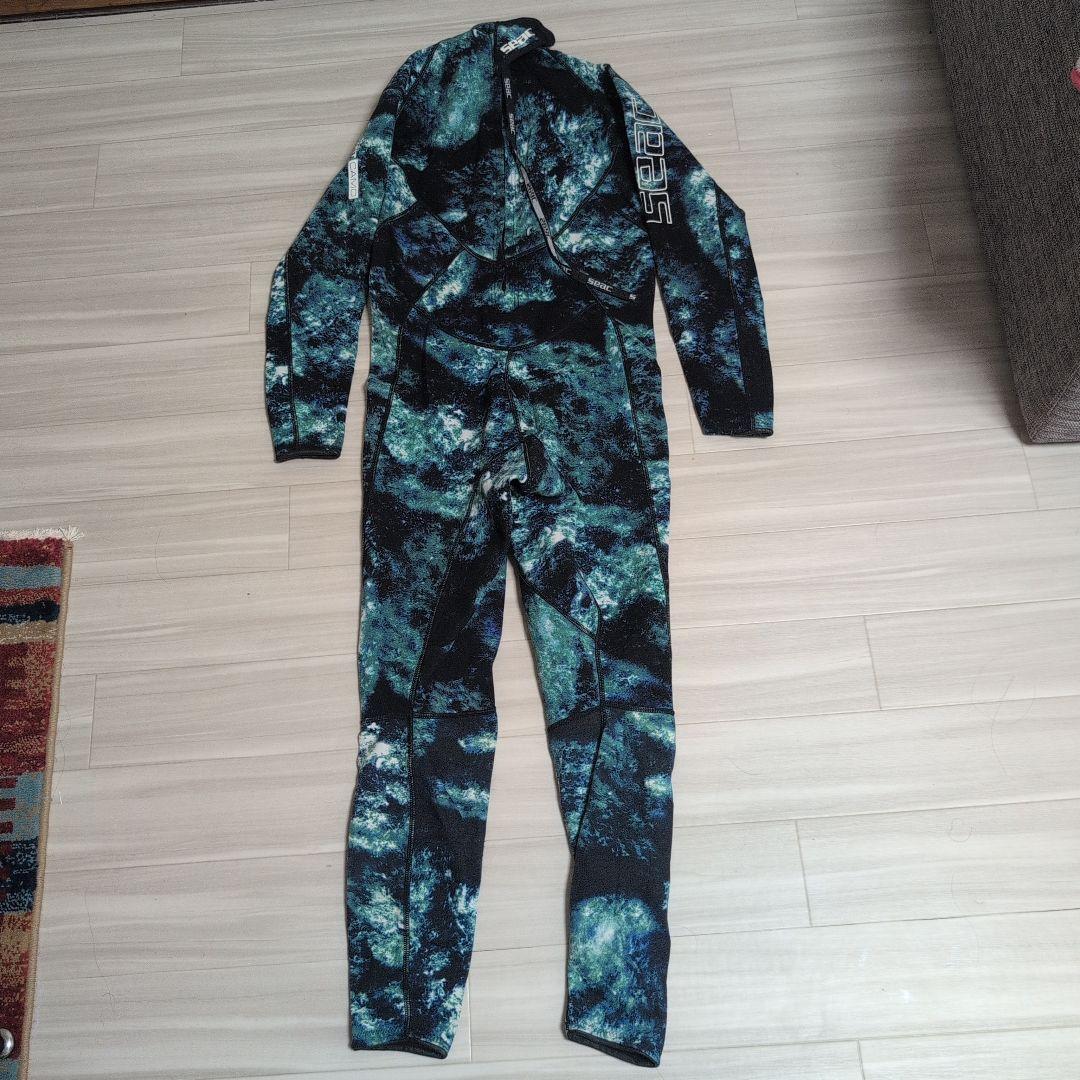 SEAC BODYFIT CAMO 1.5mm ウエットスーツ フルタイプ M