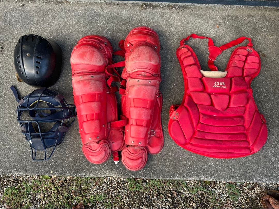 軟式用　キャッチャー防具セット