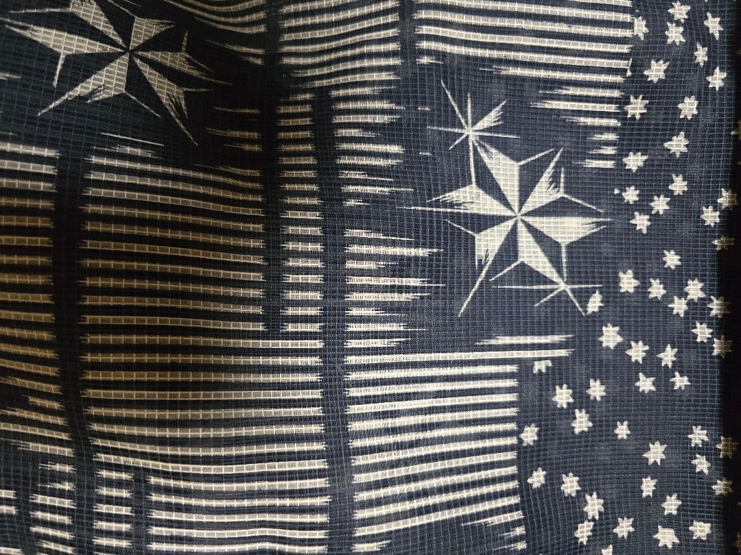 レア中のレア、日本橋竺仙 絹紅梅最高級浴衣 貴重な絵羽柄一点モノ