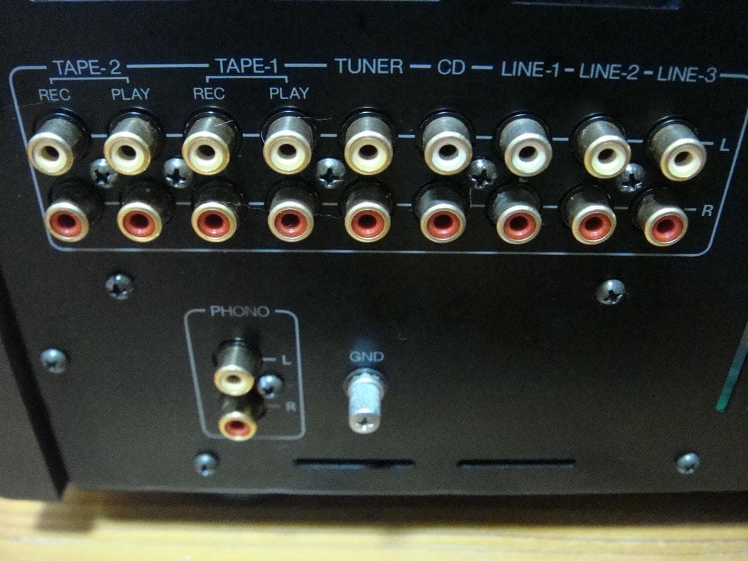 整備済 程度良 ONKYOオンキョIntegra A-917R 取説付木目パネル