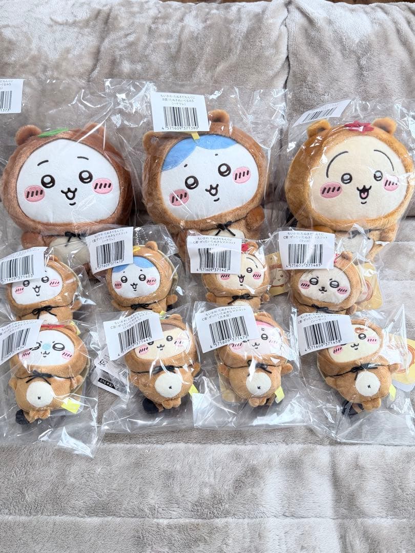 ちいかわ　たぬきだもん　くじ　B賞　C賞コンプリート