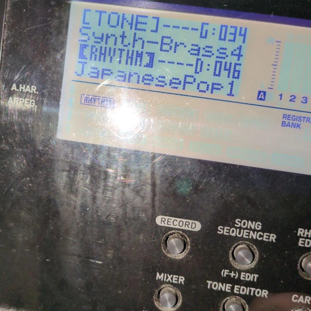 CASIO　WK-6600　本体　譜面台　アダプター