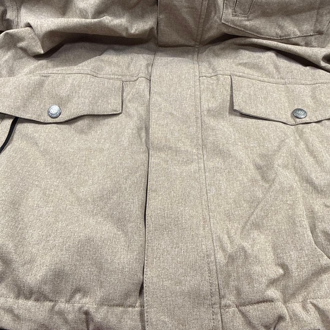 686 スノーボードウェア SMARTY 高機能 マウンテンパーカー 茶 L