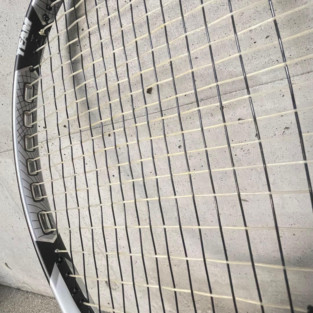 テニスラケット Prince プリンス 硬式用 ラケット 白 黒 袋付き