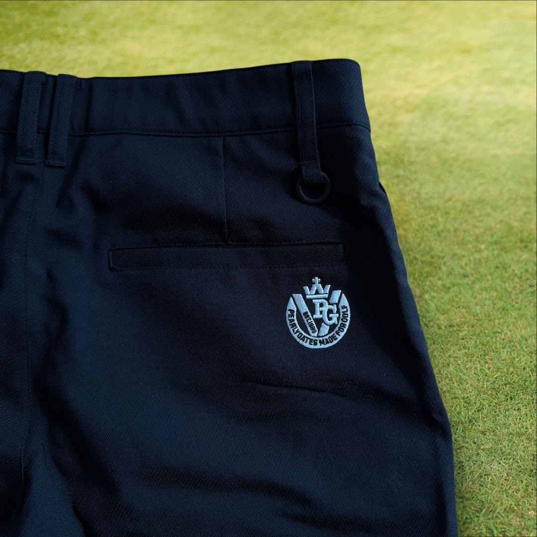 未使用級　パーリーゲイツ　パンツ　黒　4 M〜L相当　ブラックシリーズ　美品