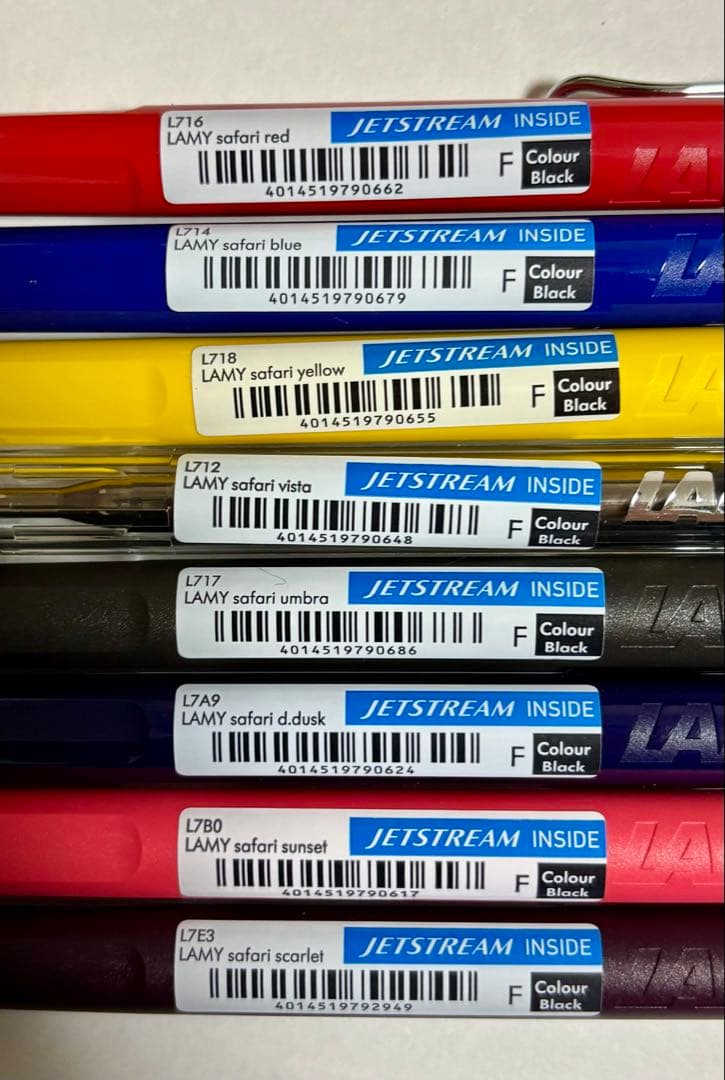 ラミーサファリ　ジェットストリームインサイド　ボールペン　8本