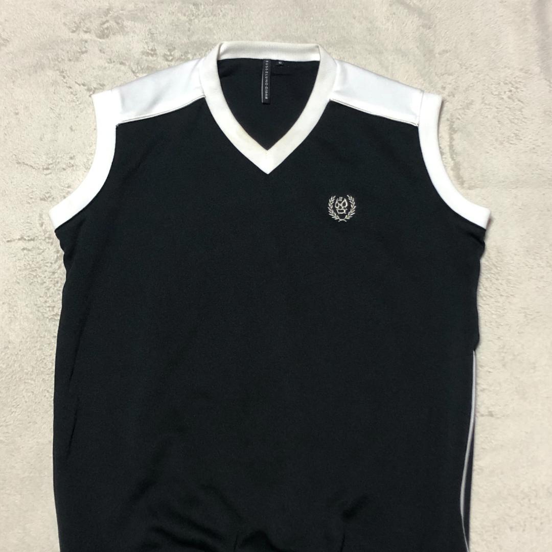 Russeluno Golf ラッセルノ ゴルフ ベスト ロゴ刺繍 Lサイズ