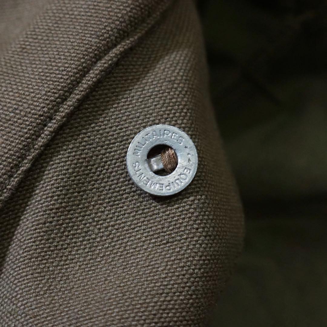 希少 50s フランス軍 M-35 モーターサイクルコート 実物 ミリ