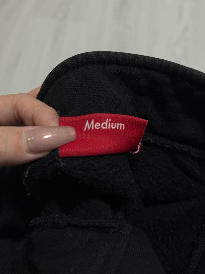 Supreme ブラック ハーフジップ トレーナー 着画あり⭕️ 値下げしました‼️