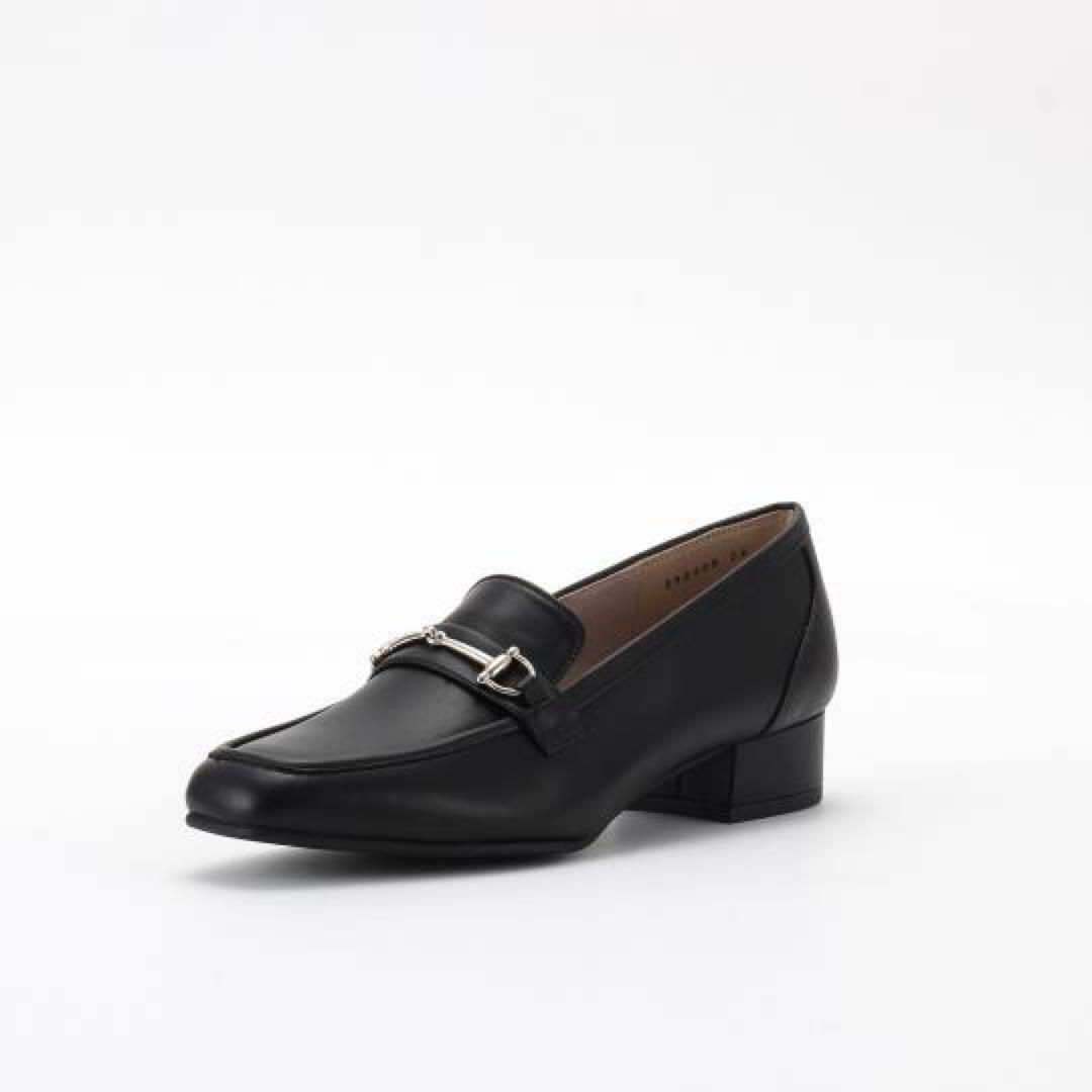 ほぼ新品　25AW銀座かねまつローファー23.5cm 黒