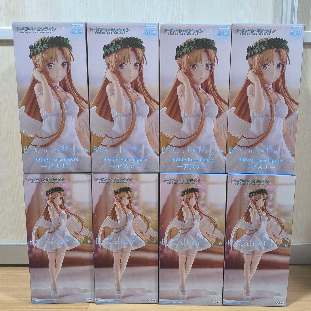 ソードアートオンライン　BICULTURE アスナ フィギュア 8体セット