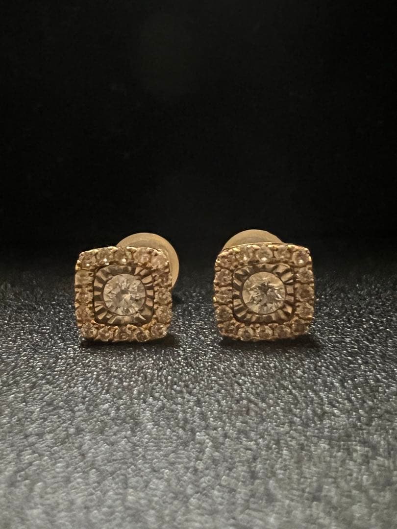 k18 ダイヤモンド　ピアス