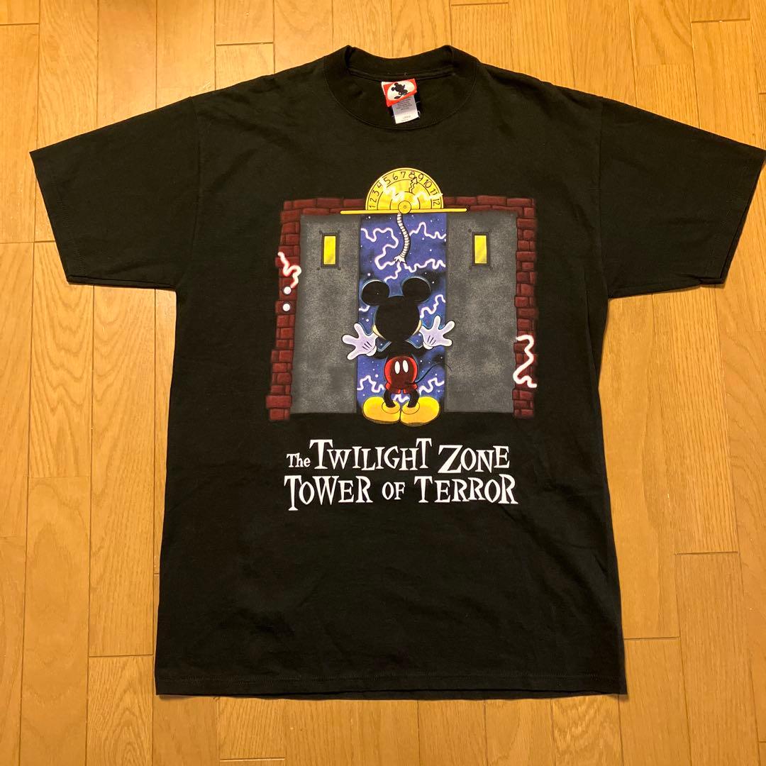 90年代ヴィンテージ Tシャツ Disney トワイライトゾーンタワーオブテラー