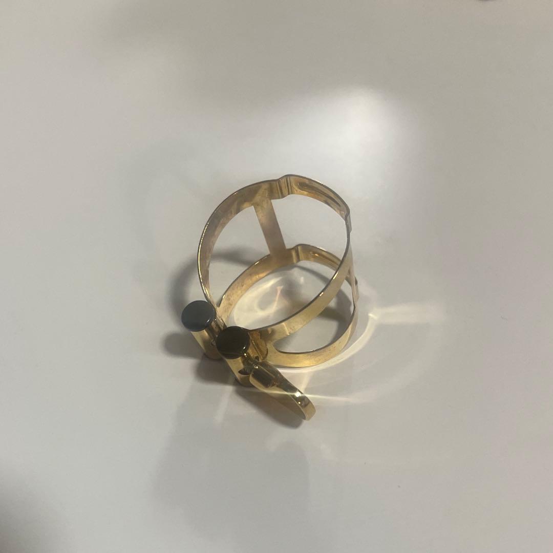 バンドレン アルトサックスリガチャー M/O ゴールド（24kメッキ）