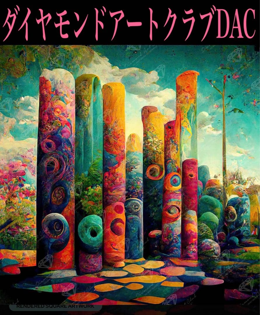 ダイヤモンドアートクラブDAC 色の極（風景画）