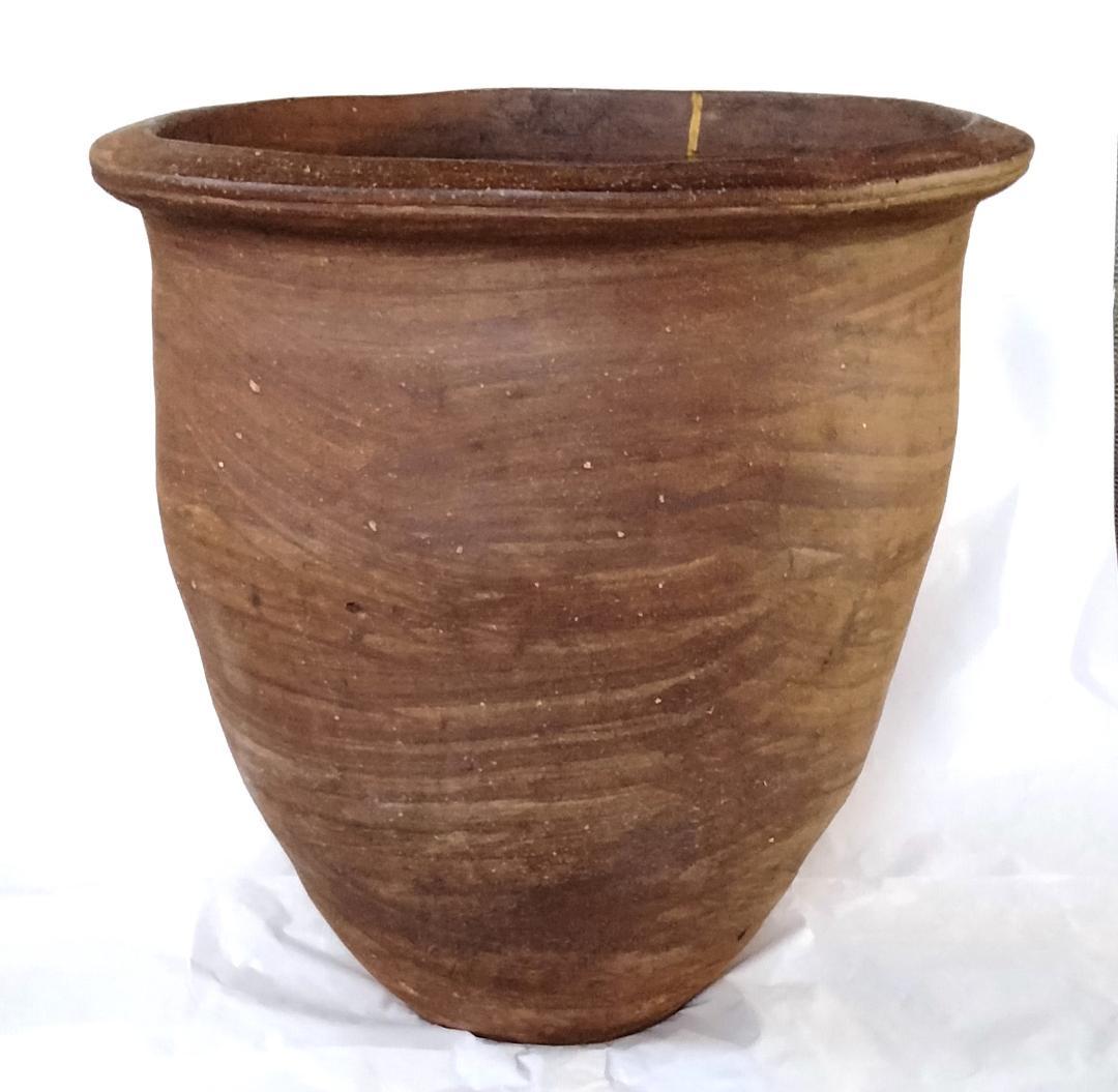 甕 素焼き スズメ蜂の巣模様 エリー242