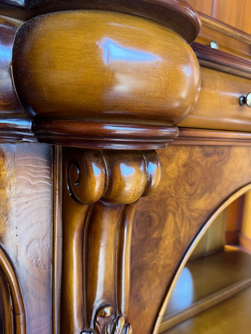 イタリア コンソール マホガニー 高級家具 イタリア家具 鏡