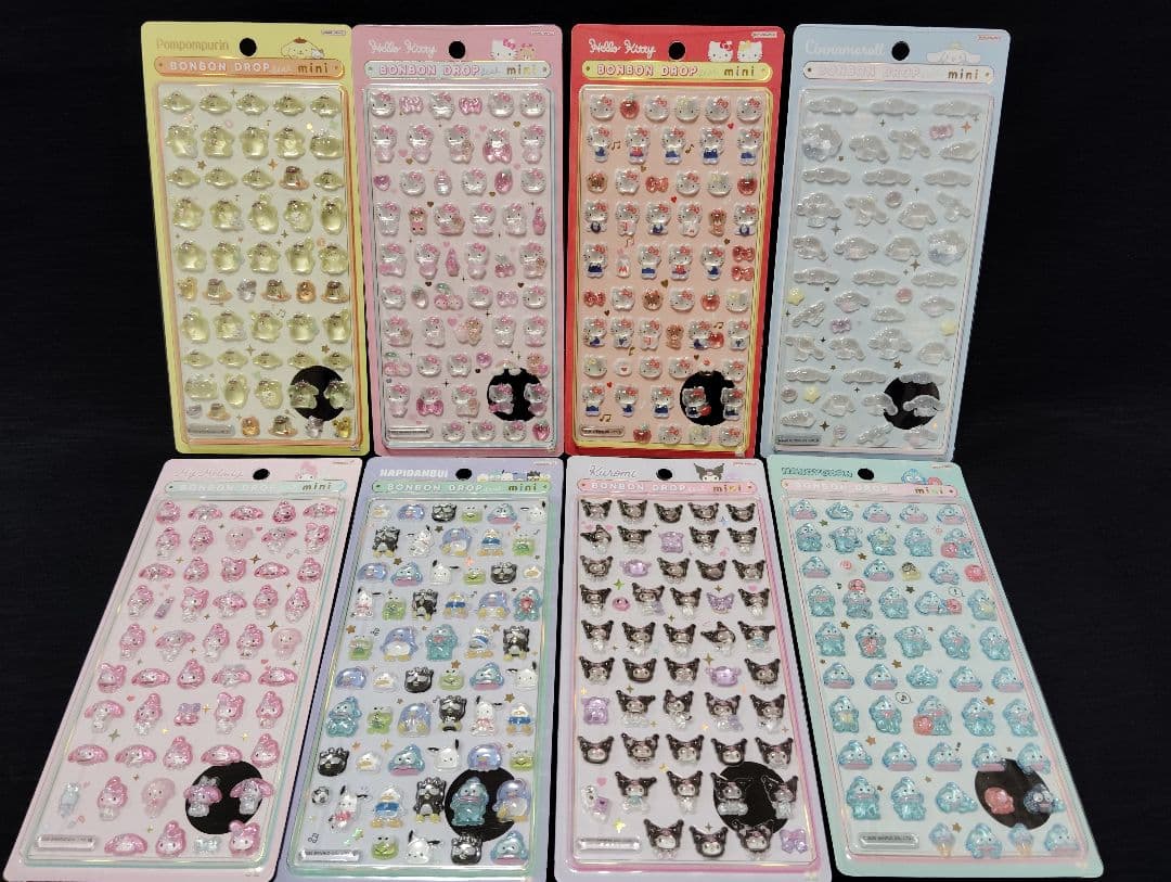 【正規品】ボンボンドロップシールサンリオminiコンプリートセット
