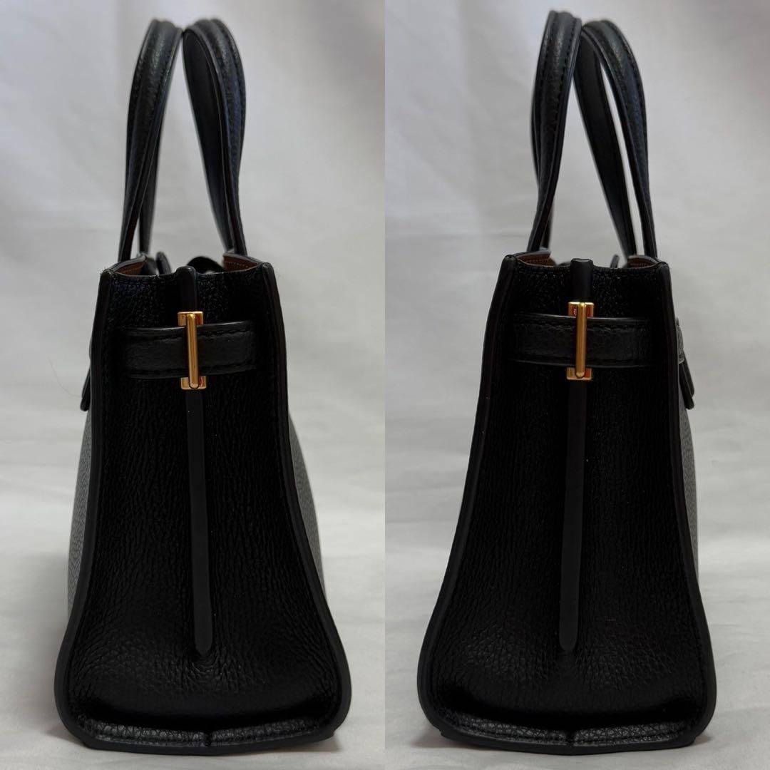 【新品同様】トリーバーチ ウォーカー マイクロサッチェル 2way バッグ 黒