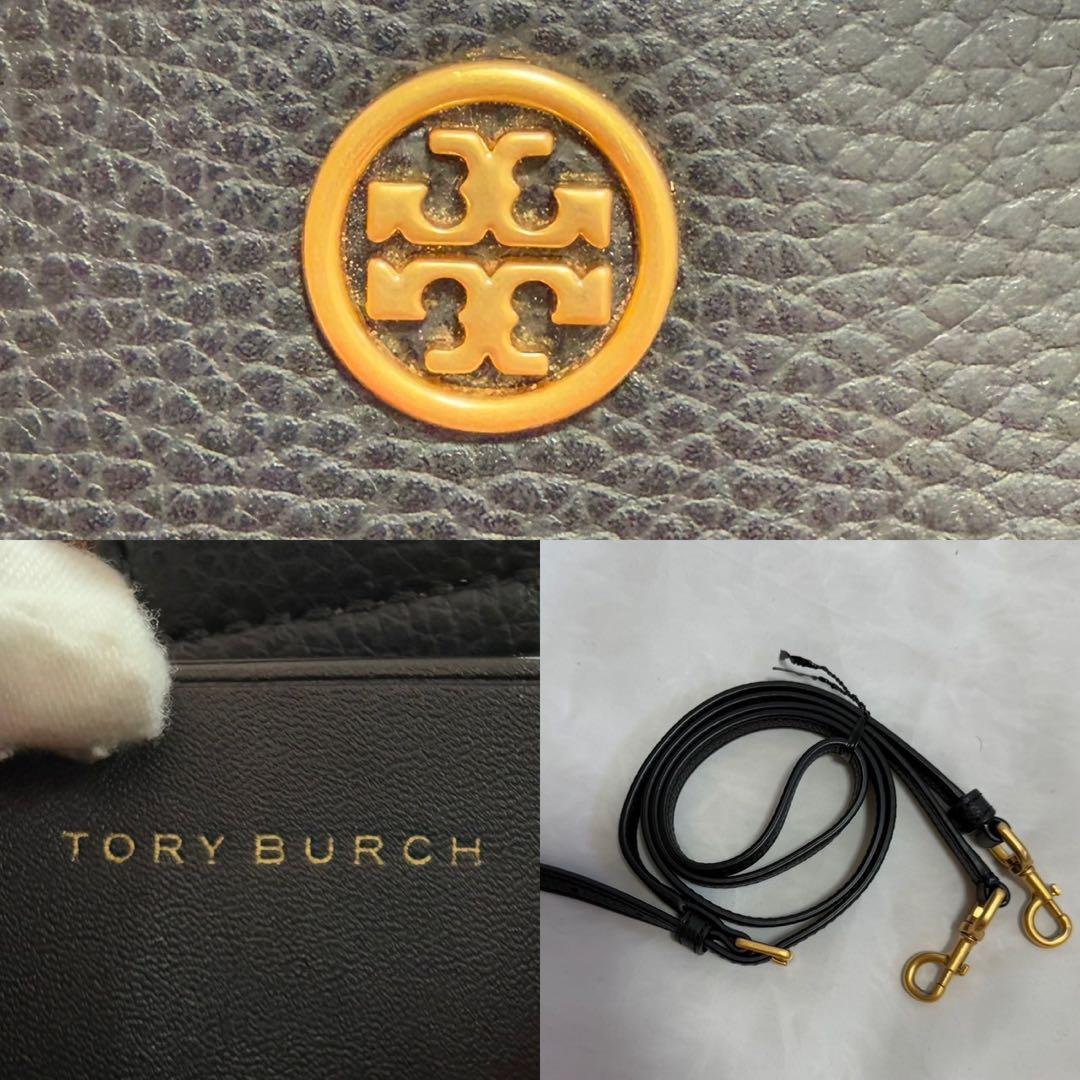 【新品同様】トリーバーチ ウォーカー マイクロサッチェル 2way バッグ 黒