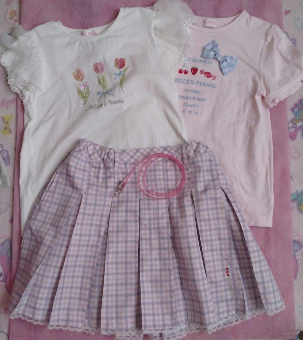 中古　メゾピアノ　トップス　スカート　ワンピース　130 140