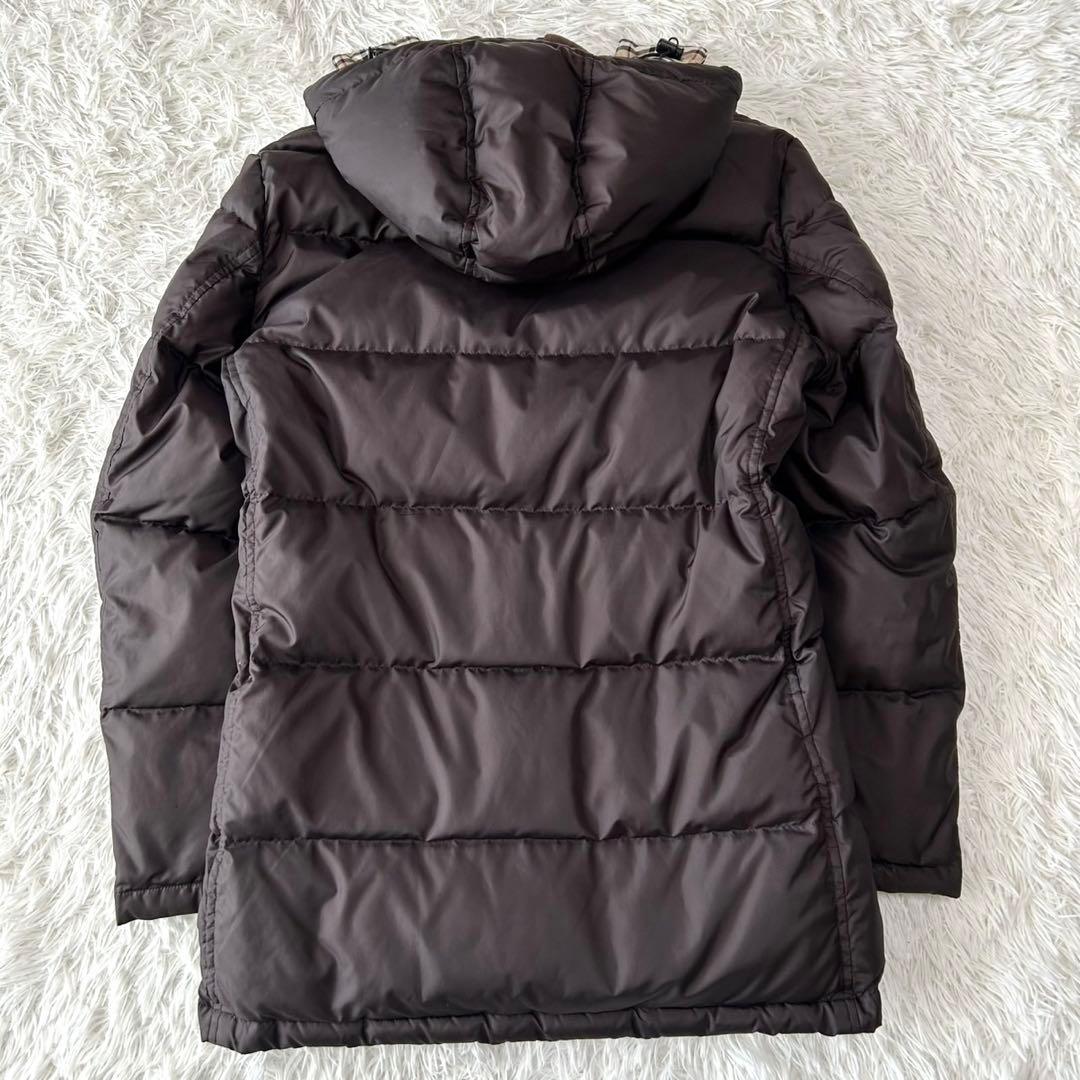 【極美品】バーバリーブラックレーベル　ダウンジャケット　ブラウン　L相当