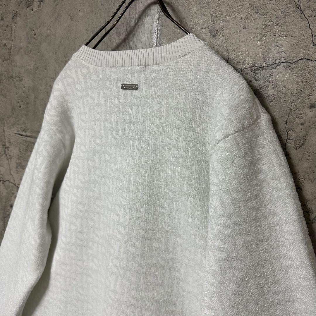 【超人気◎】St ANDREWS　ニット　ジャガード　総柄　刺繍　新品タグ付き◎