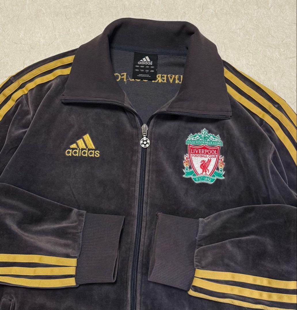 ウェア adidas Liverpool velor track jacket