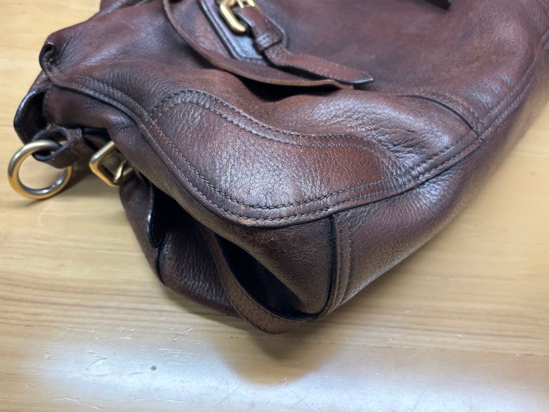 PRADA バンドバッグ ブラウン ショルダーバッグ