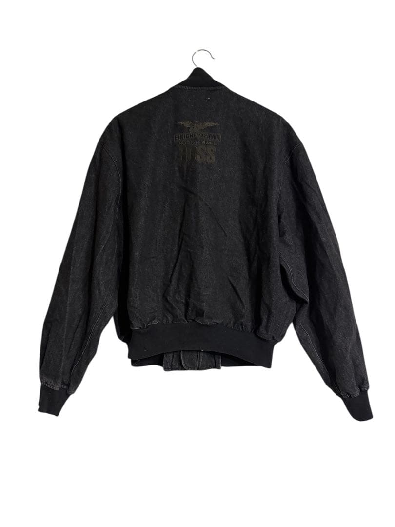 矢沢永吉 ブラックデニムジャケット L E.YAZAWA