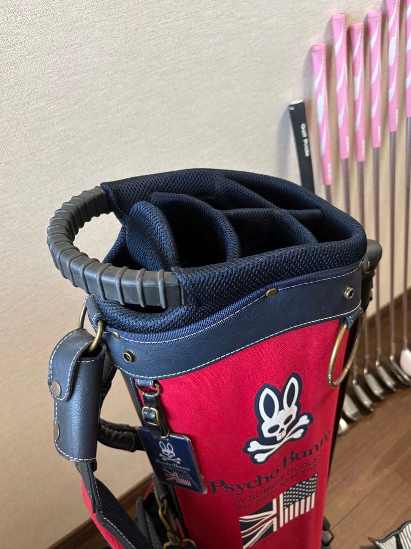 サイコバニー　Psycho Bunnyゴルフバック&宅配用カバー