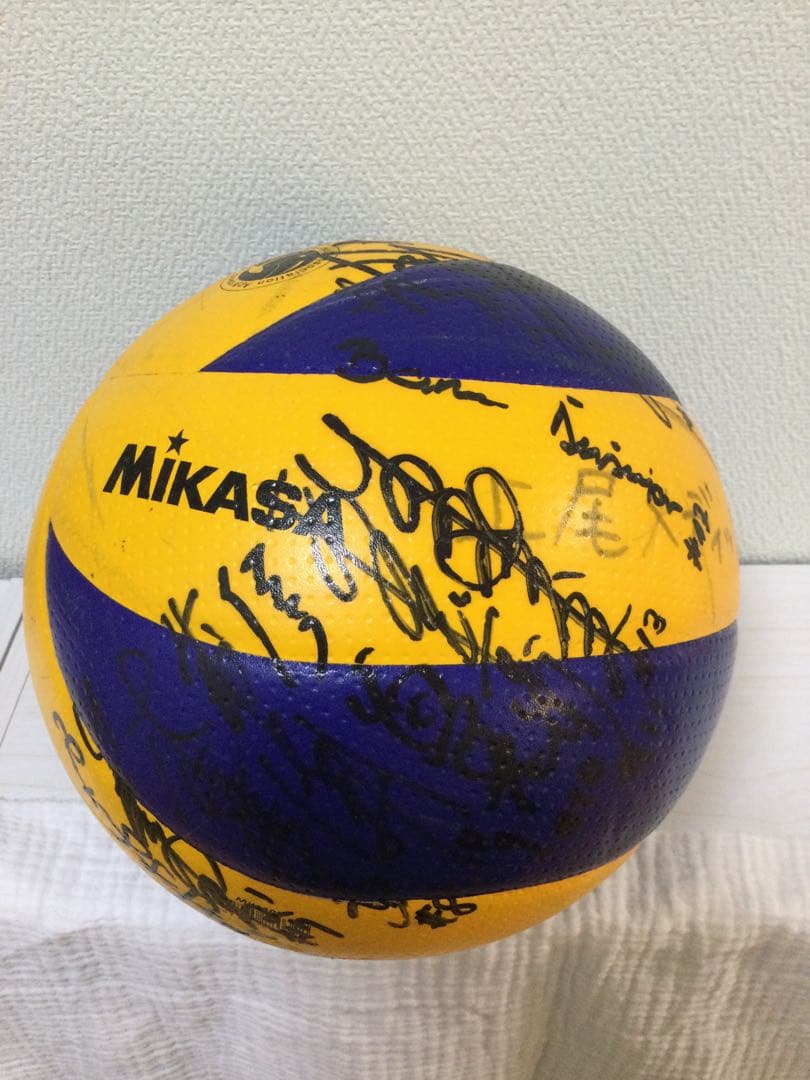 上尾メディックス　選手サイン入り　バレーボール