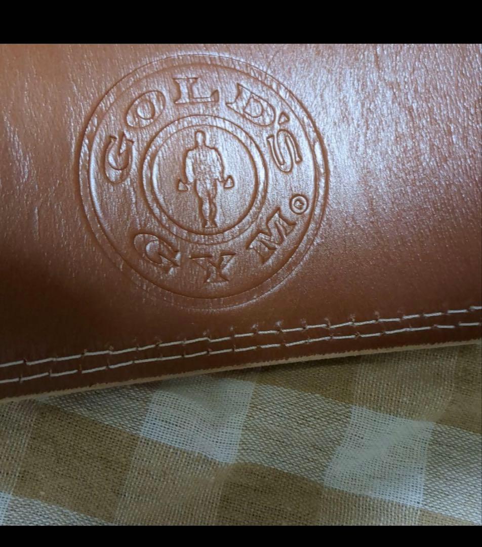 Gold's Gym トレーニングパワーベルト ブラウン