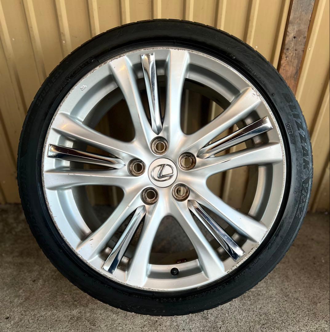 レクサスGS純正18インチ ホイール スタッドレス付4本