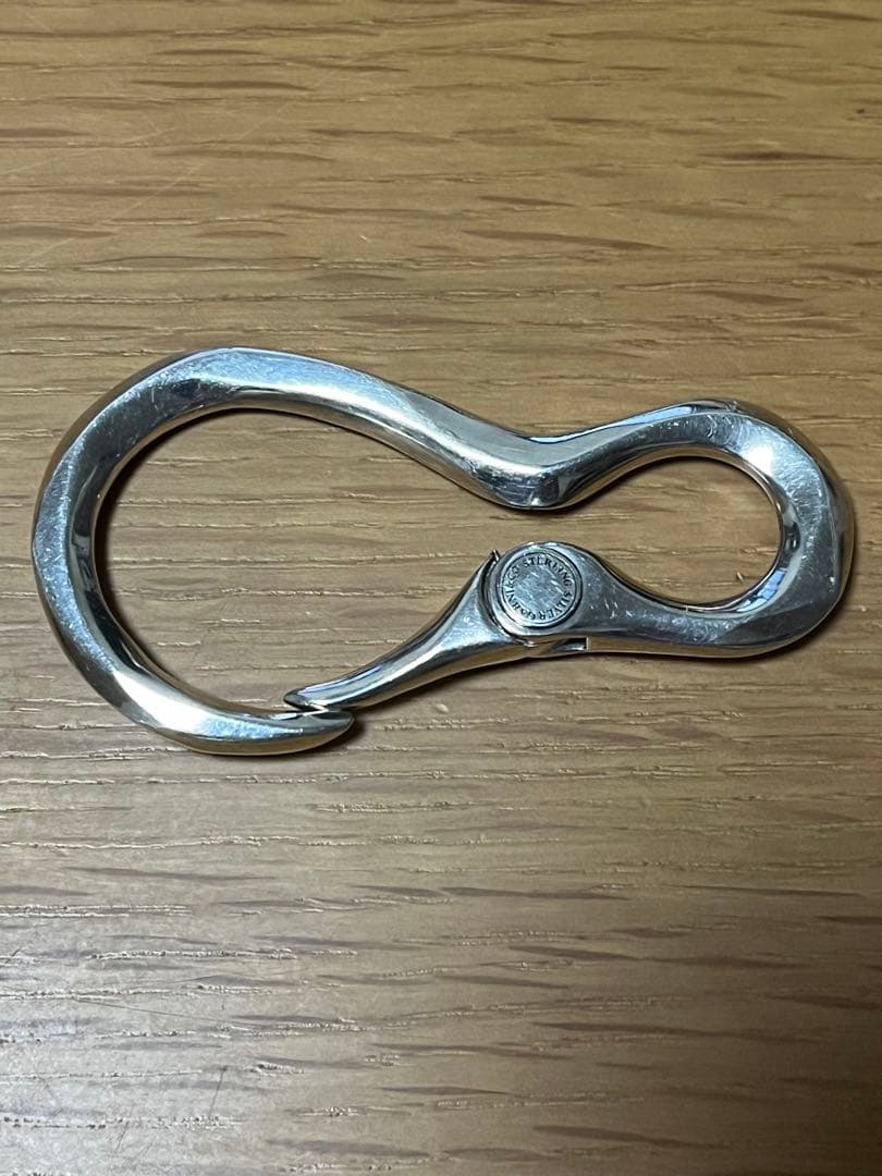 金属製カラビナ キーホルダー　ガルニ　garni sterling silver